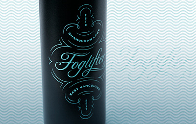 Foglifter Coffee branding coffee illustration lettering logo packaging script typography wordmark