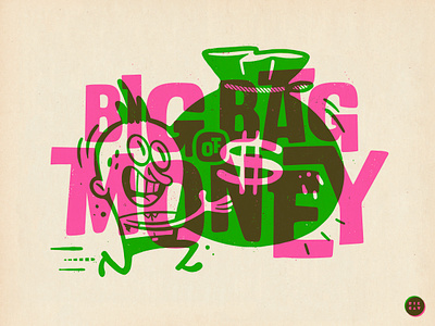 Big Bag of Money applepencil illustration ipadpro procreate userexperience ux