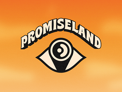 Promiseland Music Festival branding festival illustration logo music musicfestival psychedelic retro vintage