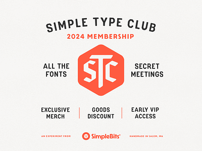 Simple Type Club font fonts type typedesign