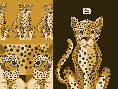 Animal Series | Leopard animal animals art big cat cats dot dots drawing fast feline fierce illustration leopard leopards procreate series sketch spot spots